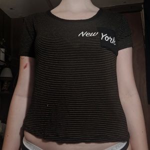 Gypsies & Moondust stripped shirt